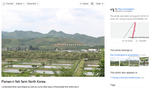 google earth north korea at night. A google earth search along